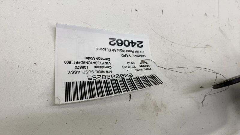 2012-2015 Tesla Model S MS Front Right Air Suspension Spring Shock Absorber RWD