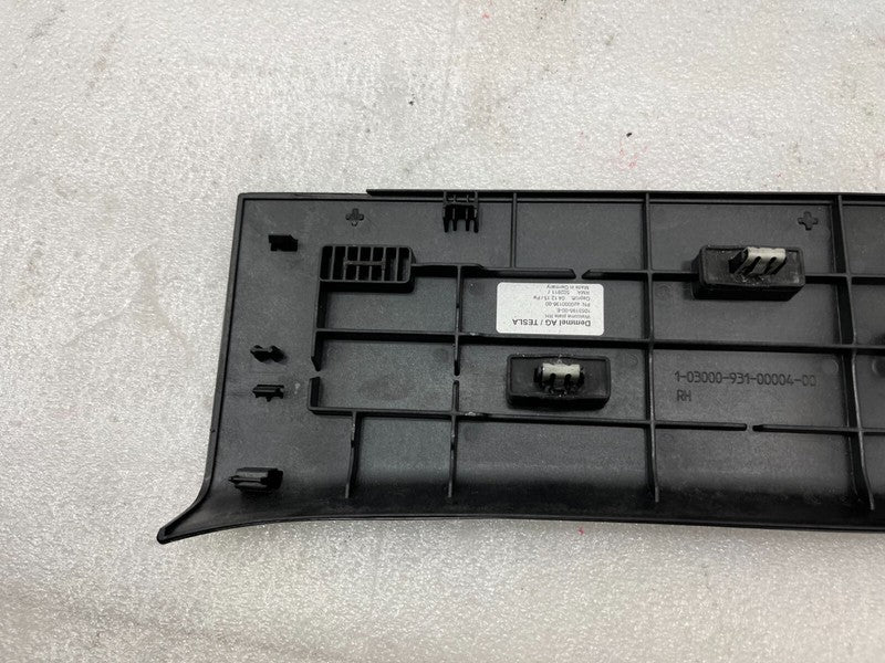 1053195 00 E ⭕ 16-20 Model X Front Passenger Door Sill Welcome Plate Trim Right 1053195-00-E