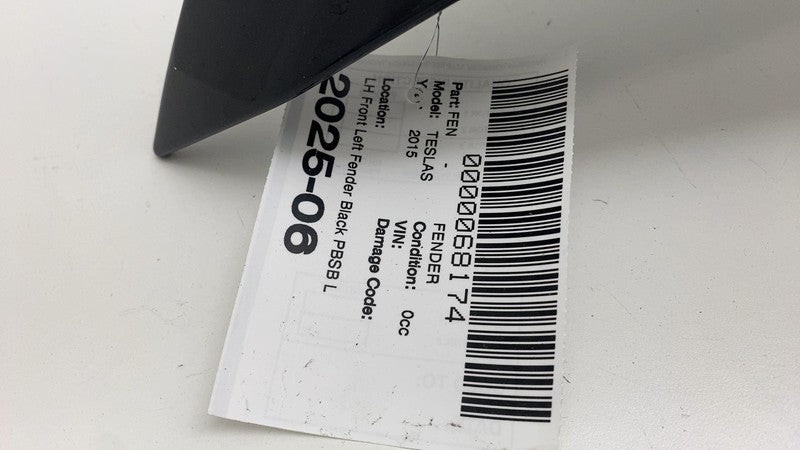 ⭕ 2012-2020 Tesla Model S Front Driver Side Fender Shell Panel Left Black - PBSB