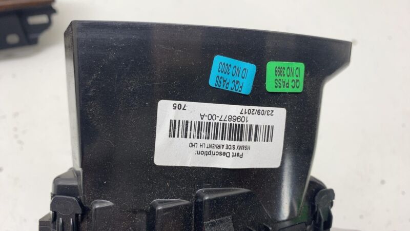109687700A 2012-2020 Tesla Model S X SET of Dash A/C Air Vent Outlet Dashboard Trim Panel