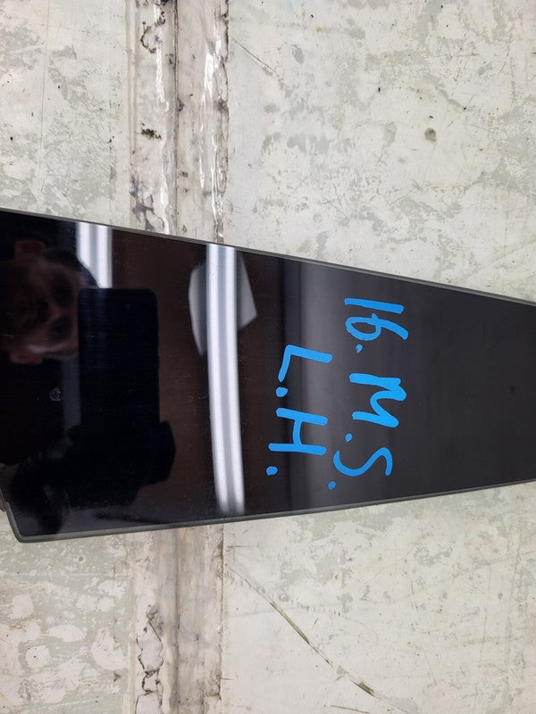 14942 ⭕ 12-15 Model S Driver Side Exterior B-Pillar Applique Glass Trim Molding Left