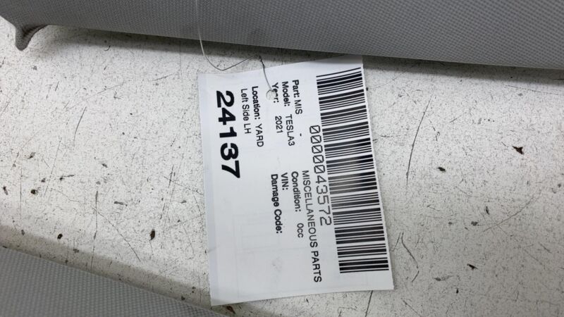 108625501K ⭕ 17-23 Model 3 Left & Right B-Pillar Upper Trim Cover 1086245-01-K/1086255-01-K