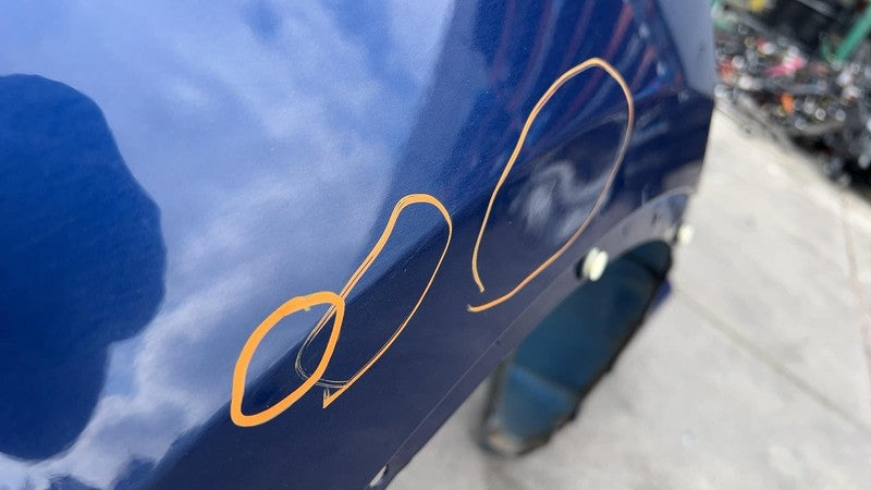 ⭕ 20-23 Tesla Model Y Rear Right Passenger Quarter Panel Structural Cutout Blue