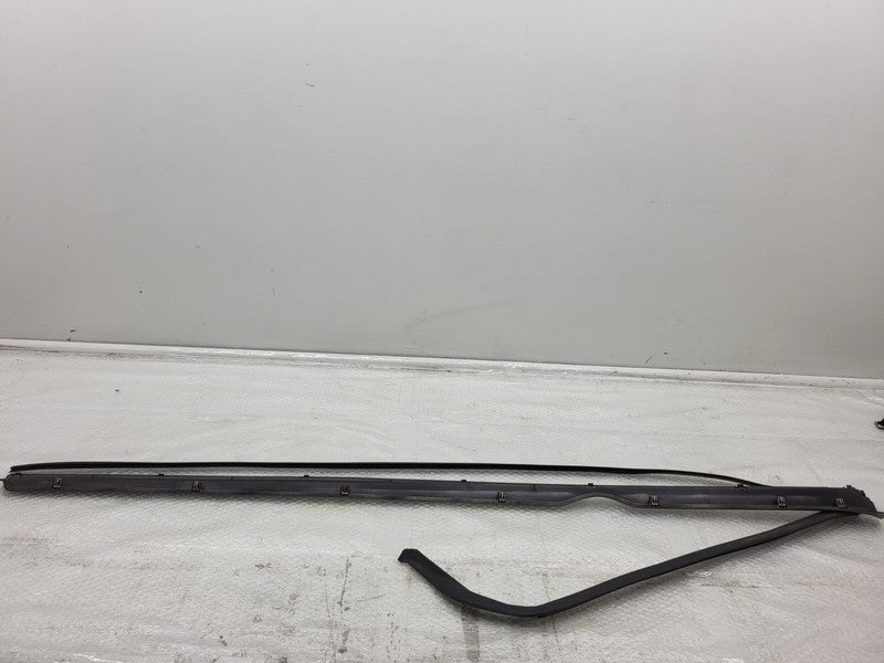 101221700F 12-23 Model S Right Rocker Panel Scuff Plate Molding w/ Rubber Seal 1012217-00-F