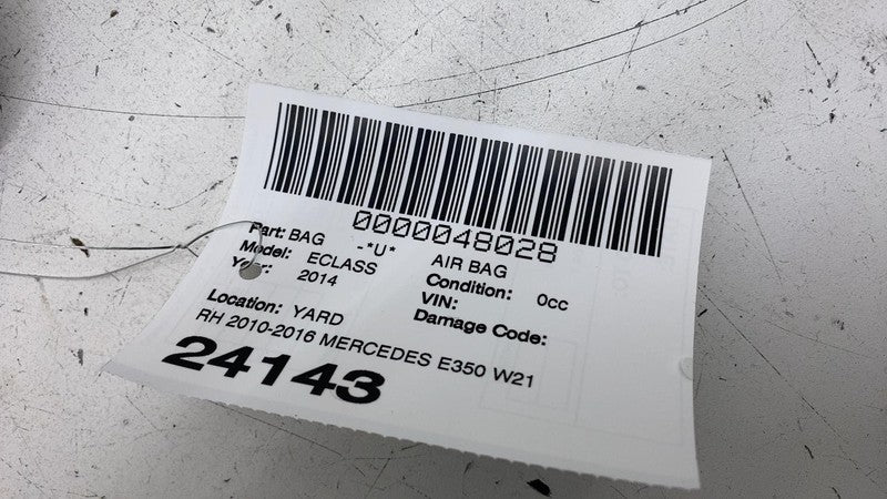 605011000 ⭕ 2010-2016 Mercedes E350 W212 Front Right Seat Upper Cover Panel Trim 605011000