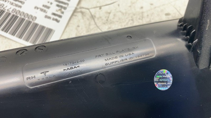 ⭕ 24-26 Tesla Model 3 Front Passenger Side Door Sill Plate Right RH 19