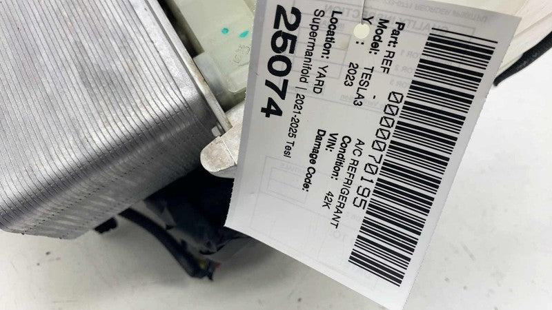 154990200C ⭕ 2021-2025 Tesla Model 3 Supermanifold Refrigerant Chiller w/ Coolant Reservoir