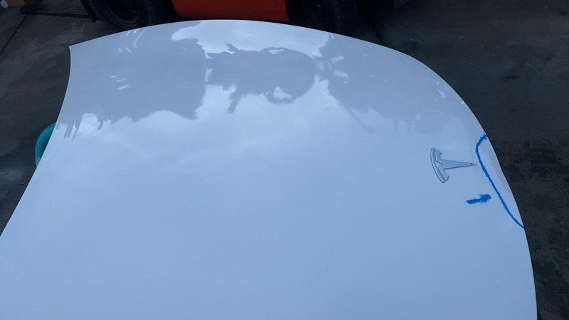 2017-2023 Tesla Model 3 M3 Front Hood Bonnet Shell Panel Cover Assy White - PPSW