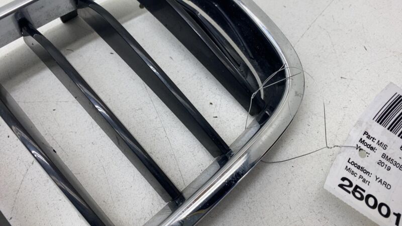 8070470 2017-2021 BMW 530e G30 Front Passenger Side Bumper Kidney Grille Right 8070470