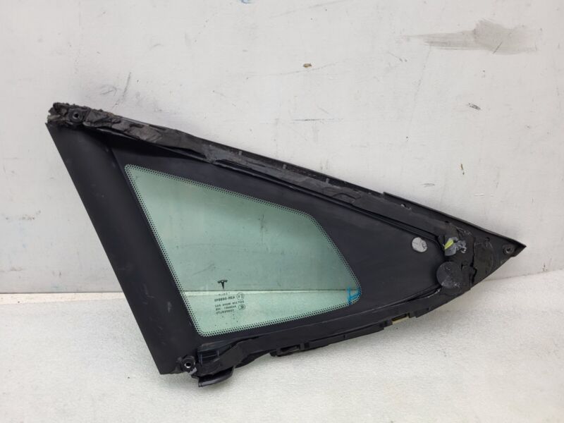 2012-2020 Tesla Model S Rear Passenger Side Quarter Fixed Glass Right Assembly