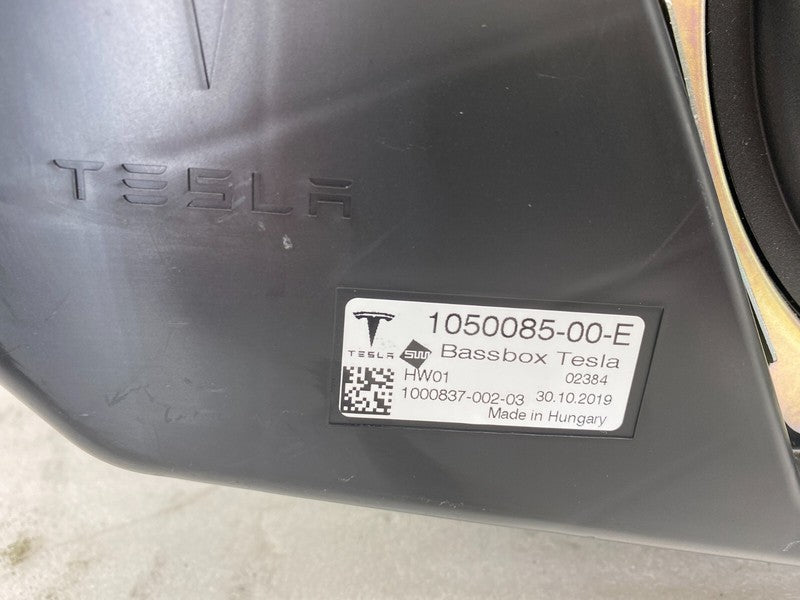 1050085 00 E ⭕ 2016-2020 Tesla Model X Subwoofer Bassbox Audio Speaker Assembly 1050085-00-E