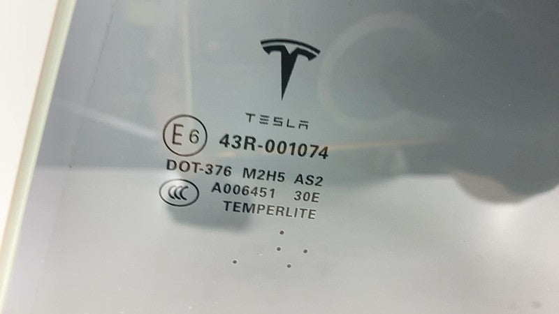 ⭕ 2012-2015 Tesla Model S MS Rear Driver Side Door Window Glass Left L