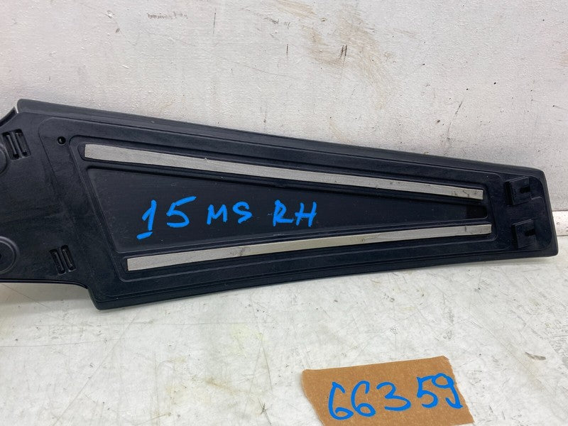 14941 ⭕ 12-15 Tesla Model S Passenger Side B-Pillar Molding Applique Glass Trim Right