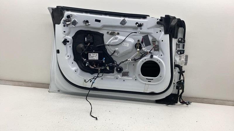 ⭕ 16-20 Model S Front Driver Side Door Panel Shell Left White PPSW 600