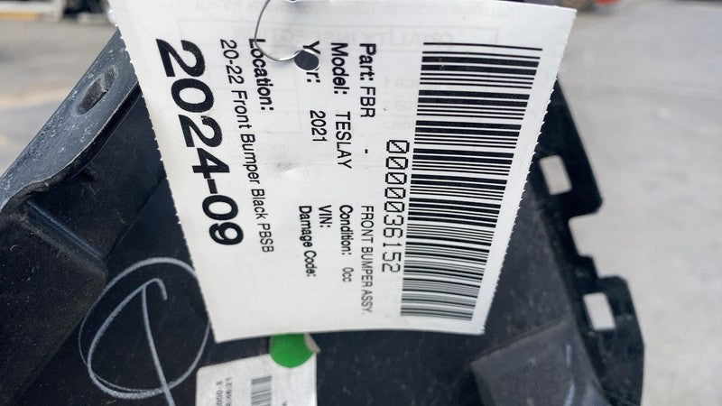 ⭕ 20-23 Model Y MY Front Bumper Cover w/ Sensor Holes Black PBSB 16068