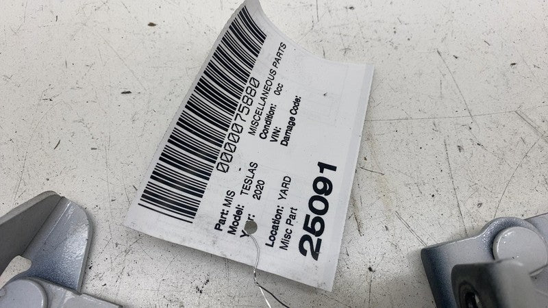 ⭕ 12-20 Tesla Model S PAIR Front Left & Right Bonnet Hood Hinge Closur