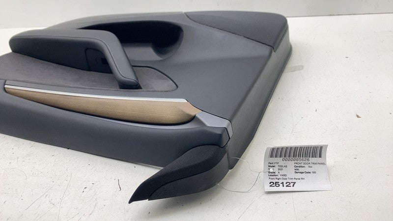 ⭕ 21-23 Tesla Model 3 Front Passenger Side Interior Door Panel Trim Card Right