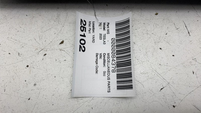 1100437-00-E ⭕ 2017-2023 Tesla Model 3 Left B-Pillar Applique Glass Trim Molding 1100437-00-E