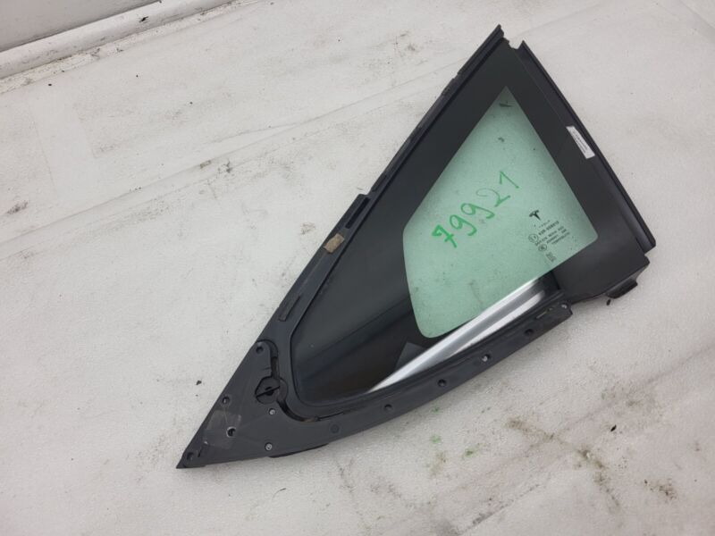E6 43R-008010 2012-2020 Tesla Model S Rear Passenger Side Quarter Fixed Glass Right Assembly