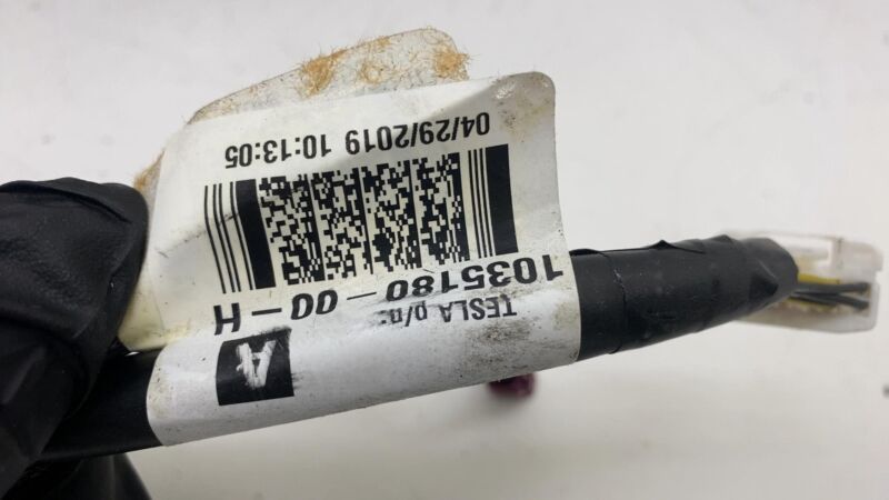 1035180-00-H ⭕16-20 Tesla Model X Left Exterior Rear View Door Mirror White PPSW 1035180-00-H