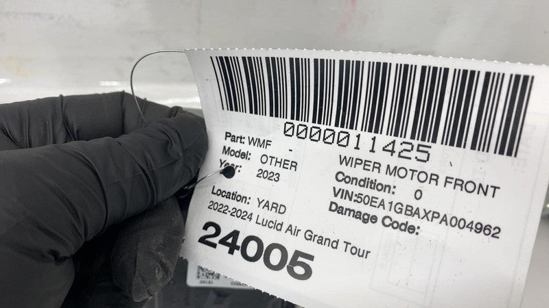 ⭕ 2022-2024 Lucid Air Grand Touring Front Windshield Wiper Motor & Linkage Assy