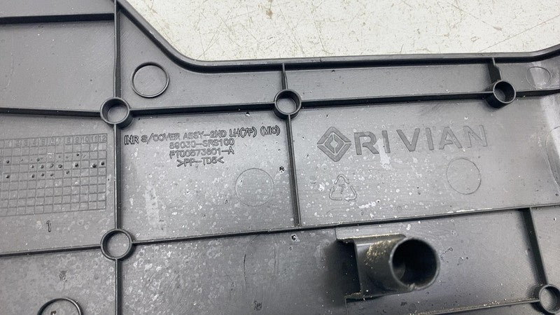 ⭕ 25 Rivian R1S Rear Driver Side 2nd Row Inner Seat Trim Cover Left PT