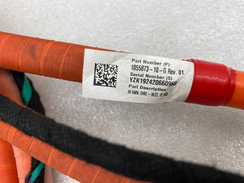 ⭕ 12-20 Model S MS High Voltage Inlet Charger Cable Wiring Harness 105