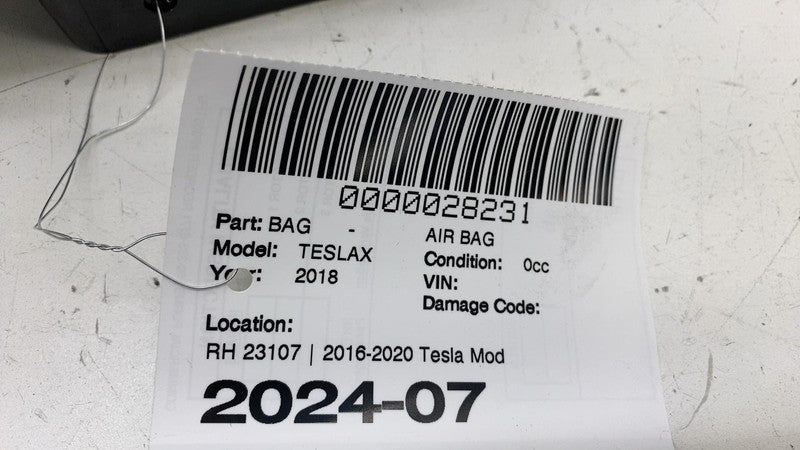 1036748-00-F ⭕ 2016-2020 Tesla Model X Passenger Dash Airbag Module Right RH OEM 1036748-00-F
