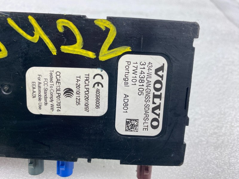 31438105 ⭕ 19-21 Volvo XC90 Rear Roof Radio Exterior Shark Fin Antenna Module 31438105