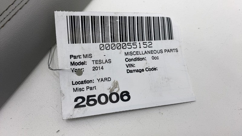 1024239 09 B 2012-2015 Tesla Model S MS PAIR Left & Right Center Console Armrest Pad Assy OEM