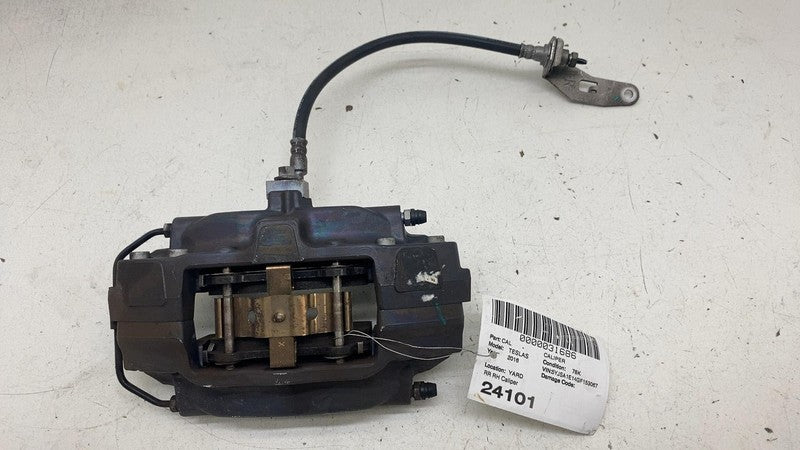 ⭕ 2012-2020 Tesla Model S Rear Passenger Side Caliper w/ Brake Hose Li