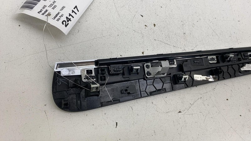 166155600C ⭕ 21-24 Tesla Model X Plaid Door Carbon Fiber Decor Left Assembly 1661556-00-C