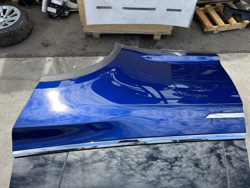 1028790-00-K ⭕ 2016-2024 Tesla Model X Rear Driver Side Falcon Door Panel Left LH Blue - PPSB