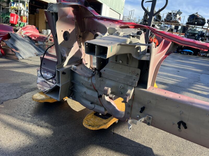 Does not apply 2012-2016 Tesla Model S Front Left Quarter Panel Fender Apron Frame Cut Red PPMR