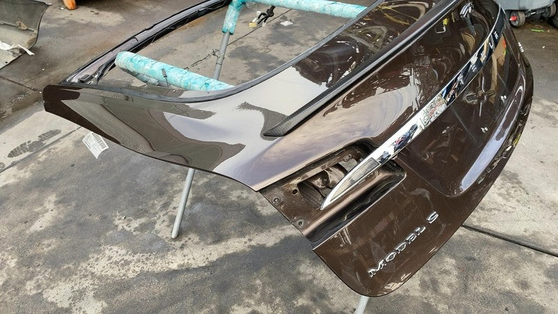 ⭕ 12-15 Tesla Model S Liftgate Trunk Lid Tailgate Hatch Shell Panel Brown PMAB