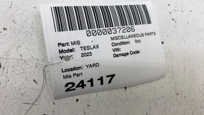 174128900C 2021-2024 Tesla Model X MX Right B-Pillar Applique Trim Molding w/ Camera & Seal