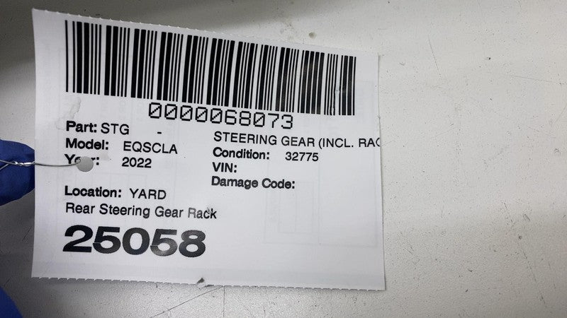 2974609800 ⭕ 2022-2024 EQS 450+ V297 Rear Power Steering Gear Rack & Pinion RWD 2974609800