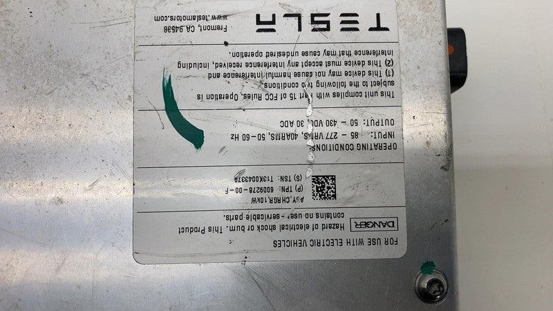 ⭕ 12-15 Tesla Model S High Voltage HV Onboard Charger Module 10KW 6009