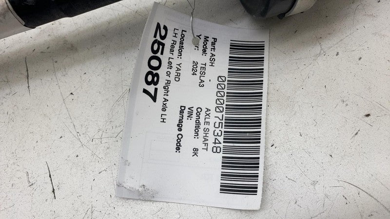 104416800A ⭕ 24-25 Model 3 M3 Rear Left or Right CV Axle Shaft Halfshaft 25MM 1044168-00-A