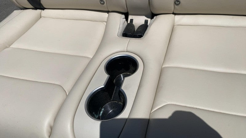 ⭕ 2016-2020 Tesla Model X Rear Left & Right 3rd Row Seat Leather White