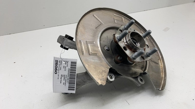 ⭕ 17-23 Model 3 Rear Left Suspension Knuckle w/ Shield & Sensor RWD 10