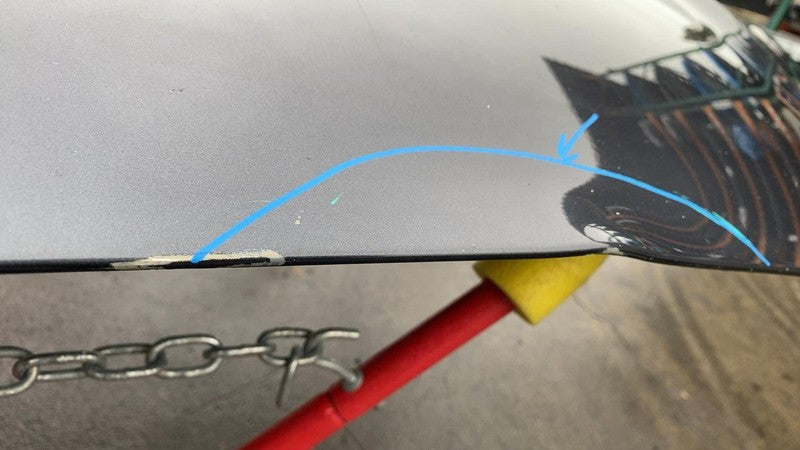 2012-2015 Tesla Model S Front Bonnet Hood Shell Panel Assembly OEM Gray PMTG