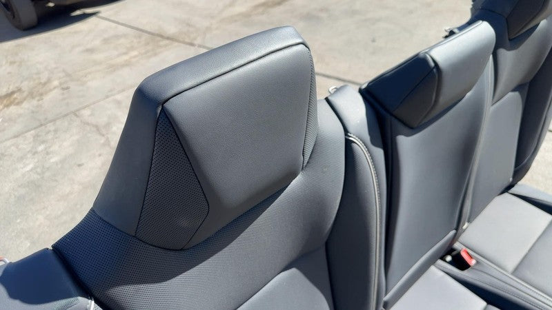 ⭕ 24-25 Tesla Cybertruck Rear 2nd Row Seat Upper & Lower Cushion Black Complete