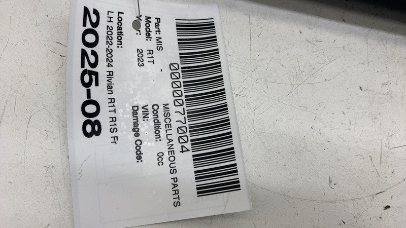 PT00048488 ⭕ 22-24 Rivian R1T R1S Front Driver Side Fender Inner Cover Trim Left PT00048488