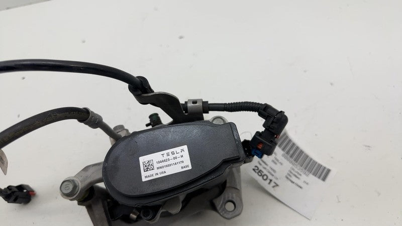 1044623-00-H ⭕ 2017-2025 Tesla Model 3 Rear Left Caliper w/ Brake Line Hose BASE 1044623-00-H