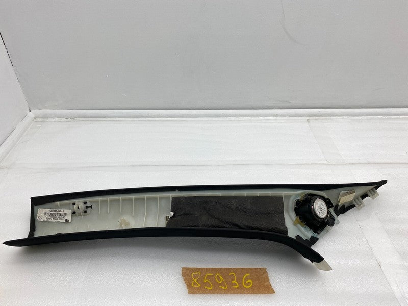 1007440 04 K 16-20 Model S Front Right A-Pillar Upper Trim Cover Panel + Speaker 1007440-04-K