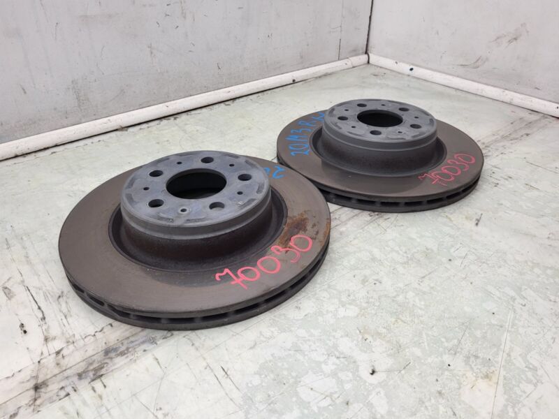 Does Not Apply 2017-2023 Tesla Model 3 M3 Front PAIR Left & Right Brake Disc Rotor Assembly OEM