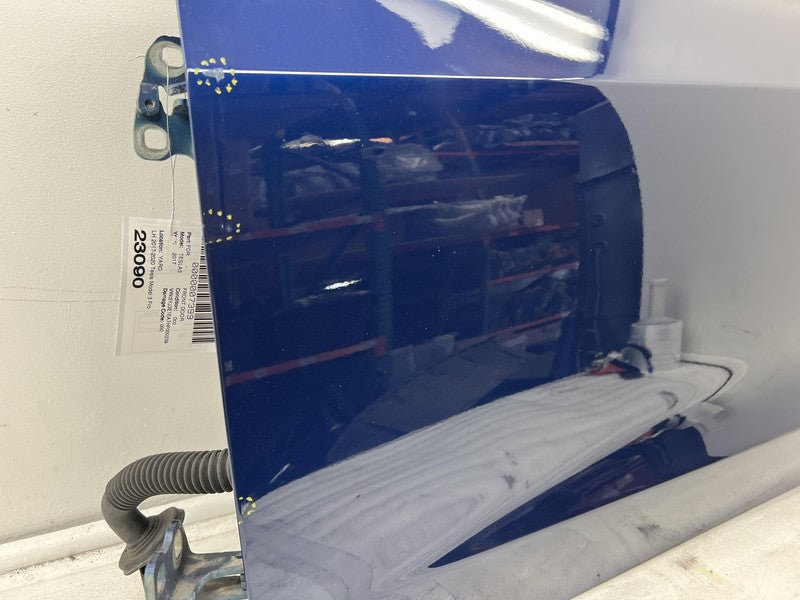 1081421-E0-C ⭕ 2017-2020 Tesla Model 3 Front Door Shell Panel Left Blue - PPSB 1081421-E0-C