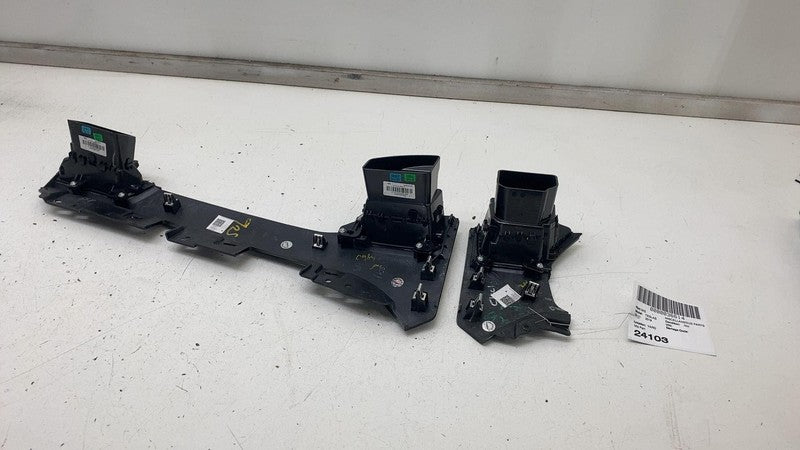 ⭕12-20 Tesla Model S SET of Front Center Dash Air Vent Grillle Trim 10