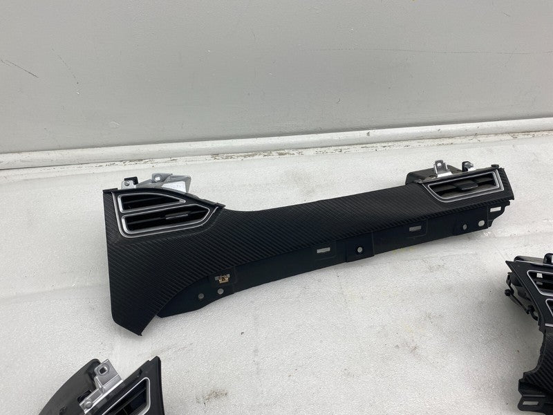 ⭕ 2012-2020 Tesla Model S Dashboard SET of Air Vent Outlet Center + Le